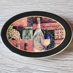 🖤 Carson Home Accents Wine Trinket Tray Magnet